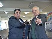 Герман Константинович Селевко вместе с заместителем мэра Ярославля